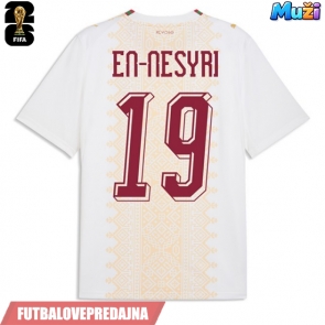 Lacne Muži Futbalové dres Maroko Youssef En-Nesyri #19 MS 2026 Krátky Rukáv - Preč